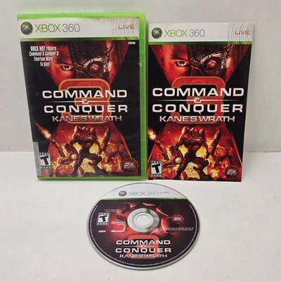 Command & Conquer 3: Kane's Wrath (Xbox 360, 2008) Complete Tested Working - Image 1 of 4