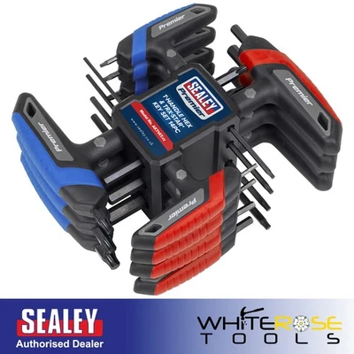 Sealey T-Handle TRX-Star* & Hex Key Set 16pc Premier Comfort Grip Storage Case - Image 1 of 4