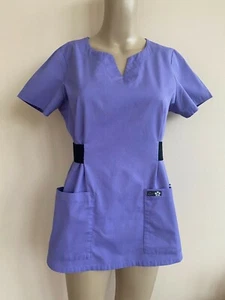 Koi Kathy Peterson Damen XS lila Kurzarm Peeling medizinisches Oberteil Stil 166 - Bild 1 von 6