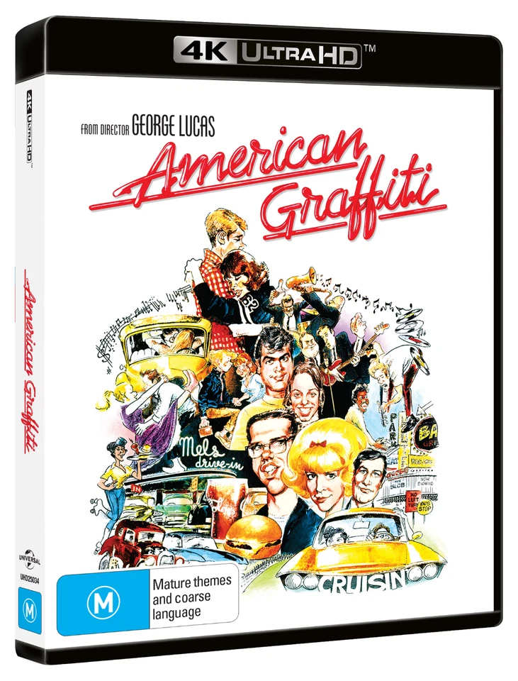 BRAND NEW American Graffiti (4K UHD Blu-Ray, 1973) Movie Ron Howard - image 1 of 2