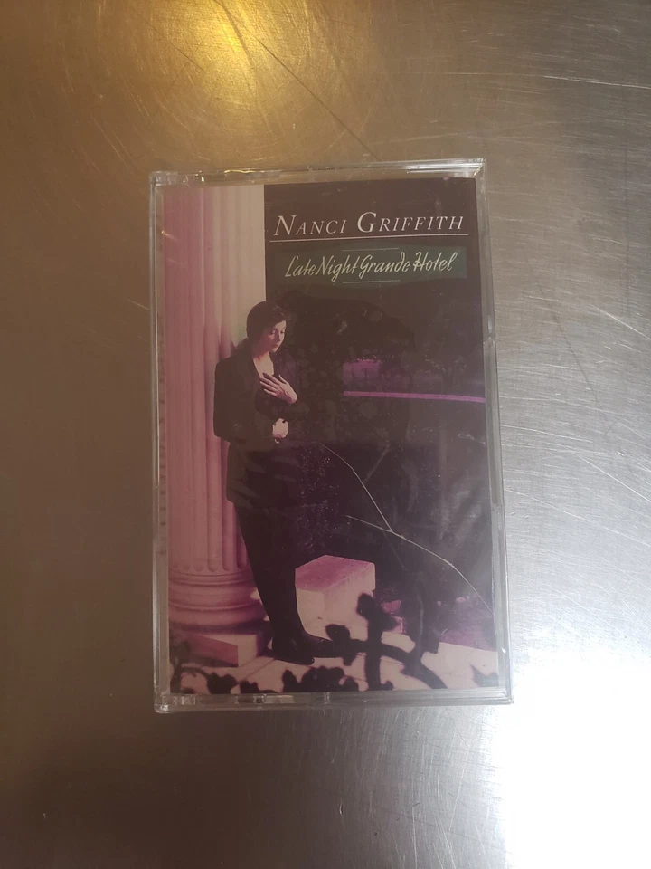 Nanci Griffith ‎– Late Night Grande Hotel Cassette Folk Pub Rock - Image 1 of 4