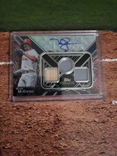 2022 Topps Sterling Mark McGwire Sterling Seasons Triple Relic/Auto #9/10