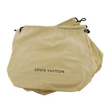 LOUIS VUITTON LV Used Drawstring Dust Bag 5 Set Cream 100% Cotton Italy 58 CA148