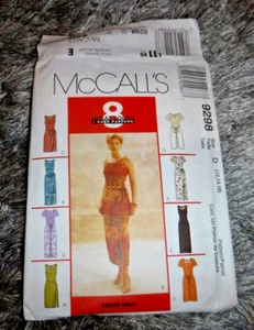 MCCALLS 9298 SIZE 12 14, 16 McCalls 1990s Women Dress Sewing Pattern UNCUT - Picture 1 of 2