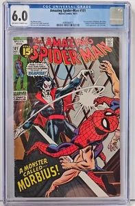 CGC 6.0 Amazing Spider-Man #101 1st Morbius último 15 centavos edición 1971 cubierta Romita - Imagen 1 de 3