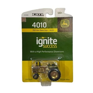 John Deere Gold Tractor 4010 Diesel Ignite Success By Ertl 1/64 Scale NIP - Picture 1 of 5