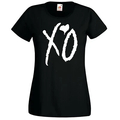 Youth Designz XO The Weeknd Damen T-Shirt Print Fashion Hip Hop Rap Musik Logo