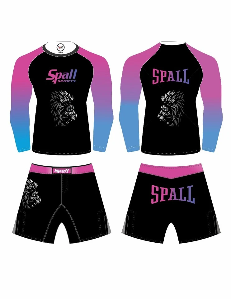 NEW Arrival Rash Guard Training Short Set Competitor Kimono Bjj SPALL JP SPORTS - Image 1 of 1
