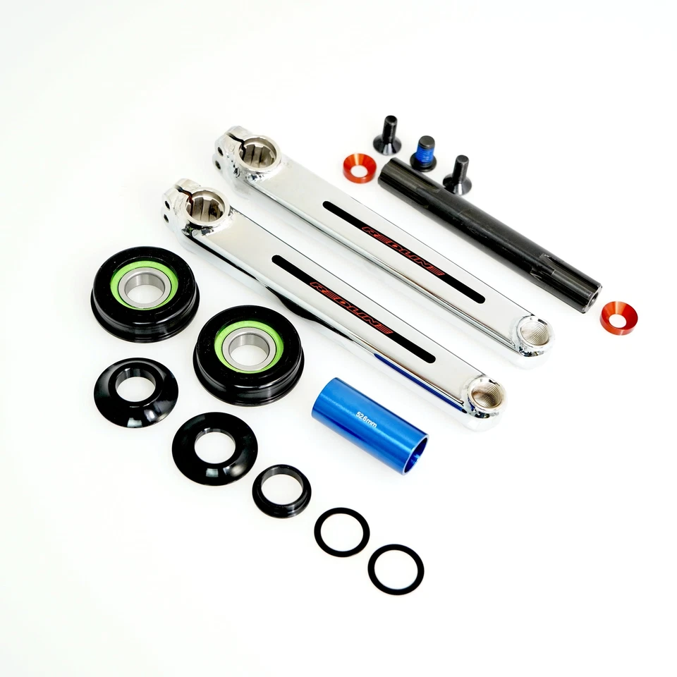 REDLINE FLIGHT Cranks BMX Crank Arms 3-piece Cranks W/BB Sets 175mm or 180mm - Image 1 of 4