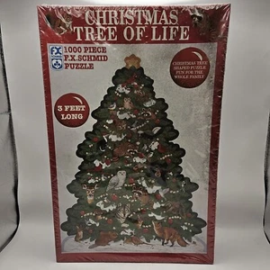 Rompecabezas Árbol de Navidad de la Vida 1000 Piezas 3 Pies F.X.Schmid plástico sellado - Imagen 1 de 9