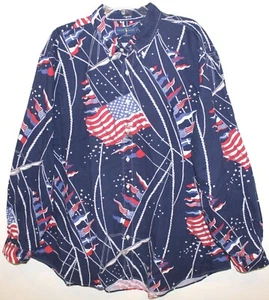 Camisa Polo Ralph Lauren Grande y Alta Para Hombres 1XB Azul Banderas Vela Botón-Frente Nueva con Etiquetas 1XB - Imagen 1 de 4