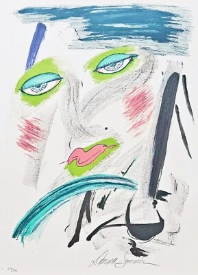 DONNA SUMMER HAND SIGNED "Driven by the Music" LITHOGRAPH Autumn Changes COA - Image 1 of 4