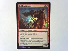 Foil Keldon Overseer	 Dominaria - Magic the Gathering Mtg red