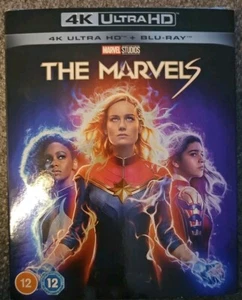 The Marvels (4K Ultra HD + Blu-ray) W / Slipcover Brand New Sealed - Picture 1 of 2