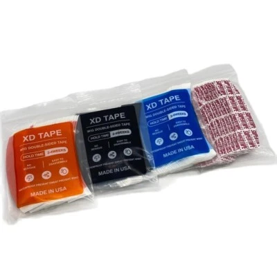 XD Ultra Hold Tape Mini 72 Tabs Double Sided Tape for Wig,Toupee, Hairpiece. - Image 1 of 4