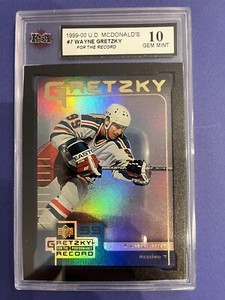 1999-00 Upper Deck McDonalds Wayne Gretzky #7 For the Record