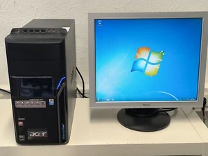 PC para juegos Acer Aspire Windows 7 M3201 AMD Phenom 9550 2,2 GHz/8 GB RAM/64 GB SSD/NV - Imagen 1 de 4