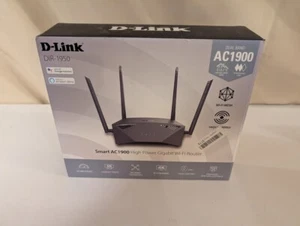 D-Link DIR-1950 AC1900 Smart Wi-Fi Gigabit Router Dual Band Alexa Google New - Picture 1 of 2