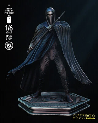 Emperor’s Royal Guard 3D Printed Figure | Star Wars Imperial Elite, Unpainted - Image 1 of 4