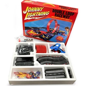 Auto World JLRS001 Johnny Lightning 24' Double Loop Raceway 1:43 Slot Car Set - Picture 1 of 4
