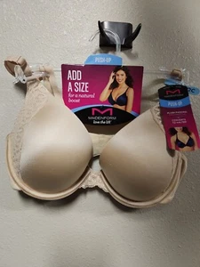 Sujetador Push Up Maidenform 09428 Love the Lift Natural Boost Acolchado 32C Beige - Imagen 1 de 2