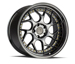 19x10.5 Aodhan DS01 5x114.3 +22 Black Vacuum Rims (Set of 4) - Picture 1 of 3