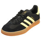 adidas Gazelle Indoor Herren Black Yellow Sneaker Mode - 46 2/3 EU