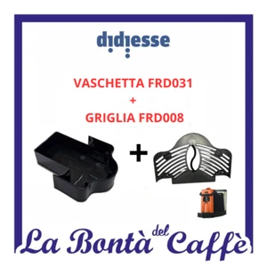 RICAMBI ORIGINALI VASCHETTA + GRIGLIA PER MACCHINA DA CAFFE' DIDIESSE DIDI - Picture 1 of 1