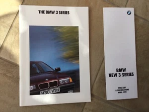 BMW 3 Series Brochure dated 1991 + Prices in VGC - Picture 1 of 4