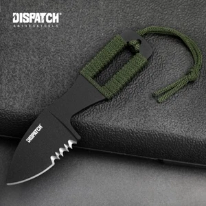 Mini Fixed Blade Neck Knives Self-Defense Tactical Outdoor Knife with sheath - Picture 1 of 8