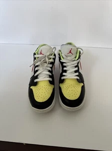 Kids Boys Nike Air Jorda 1 Low Funky Patterns Size 7Y Women’s 8.5 DH5927 006 - Picture 1 of 6