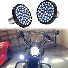 2x Motorcycle LED Front Turn Signals Lights 1157 For Honda Shadow Aero 750 1100