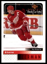 1999-00 Upper Deck MVP Stanley Cup Steve Yzerman Detroit Red Wings #65