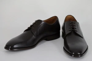 HUGO BOSS Dress Shoes, Mod. Lisbon_Derb_bu1 A, Size 42 / US 9, Dark Brown - Picture 1 of 12