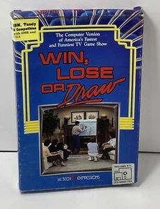 Vintage Win Lose or Draw 1988 Computer Game IBM PC 3.5 and 5.25 inch Disk - Picture 1 of 5