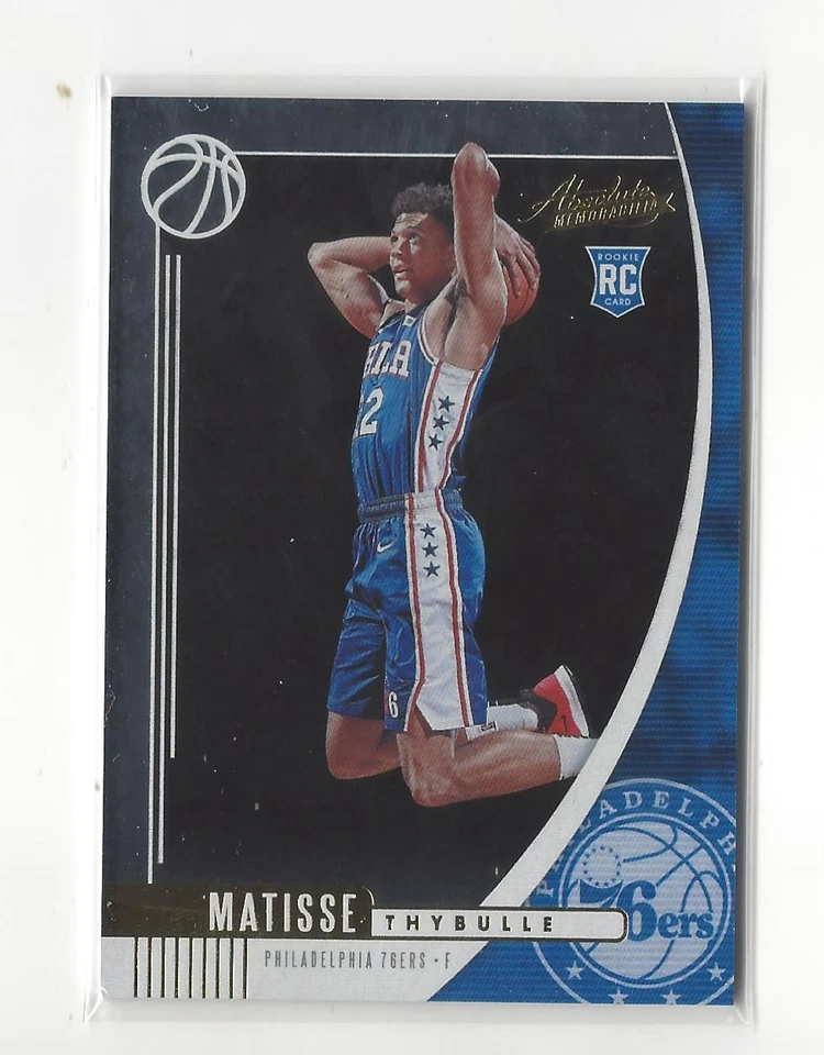 2019-20 Absolute Memorabilia #74 Matisse Thybulle RC Rookie 76ers  - Image 1 of 1