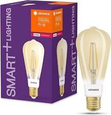 Ledvance LED Lampe E27 Zigbee filament klar Goldglas Glühbirne dimmbar warmweiß
