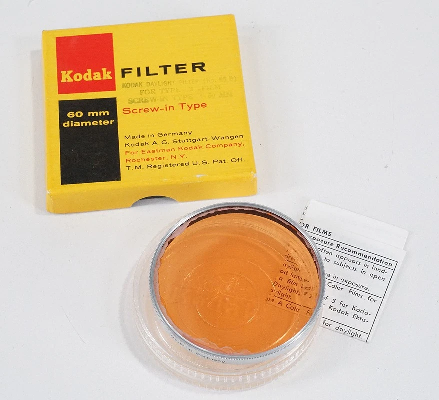 KODAK FILTER, 60MM THREAD DAYLIGHT (WARMING) BOXED (SEPARATION)/225580 - Image 1 of 1