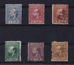 Países Bajos Nº 7-12 matasellado usado, ¡EXCELENTE! #ZP087 - Imagen 1 de 1