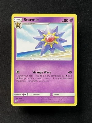 Pokemon Starmie - 65/181 - Regular Rare Team Up - Image 1 of 2