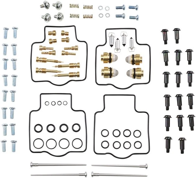 Kit de reconstrução de carburador Parts Unlimited Kawasaki ZX1100C Ninja ZX-11 1991-1993 - Imagem 1 de 1