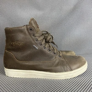 TCX Mood GTX Goretex Motorcycle Boots Mens Size 10 Brown Sneaker Moto High Top - Picture 1 of 15