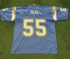 Vintage Adidas San Diego Chargers Junior Seau AFC NFL Football Trikot Herren Large - Bild 1 von 8