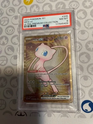 Pokemon SV Scarlet & Violet 151 Metal Ultra Premium UPC Mew ex 205/165 PSA 8 - Image 1 of 2
