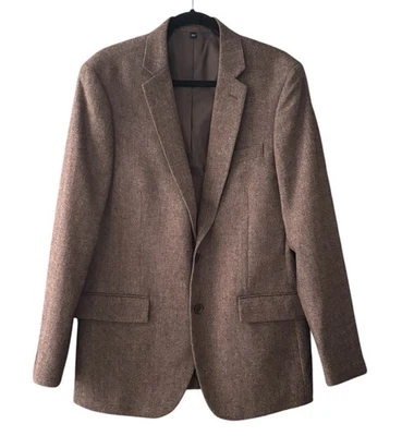 J. Crew Factory Men’s Slim Fit Thompson Suit Jacket Donegal Wool Size 40R New - Image 1 of 4