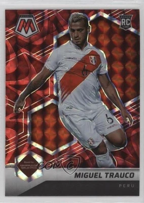 2021 Panini Mosaic FIFA Road to World Cup Reactive Red Prizm Miguel Trauco #41 - Image 1 of 2