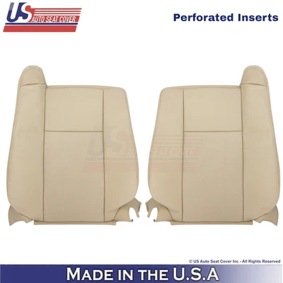 Cubiertas de repuesto de cuero tostadas para Cadillac CTS 2003-2007 para conductor/pasajero Foto 1 de 4