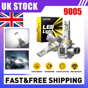 2x 9005 HB3 H10 LED Headlight Bulbs Kit Car Canbus Error Free High/Lo Beam 6500K - Picture 1 of 1