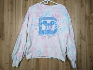Walt Disney World Pastel Tie Dye Sweatshirt Women’s M Mickey Castle Lightweight - Picture 1 of 8