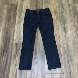 Ann Taylor LOFT Modern Straight Dark Wash Blue Jeans Size 8P (29) - Picture 1 of 9